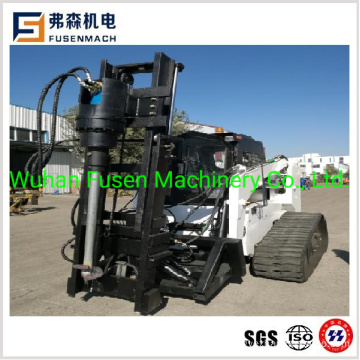 Crawler Skid Steer Loader with Pile Driver